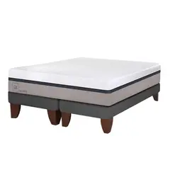CIC - Cama Europea King Balance Gris/blanco