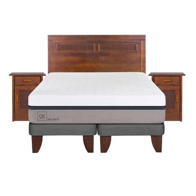 Imagen 2 del producto Cama Europea Balance 2 Plazas Bd + Muebles