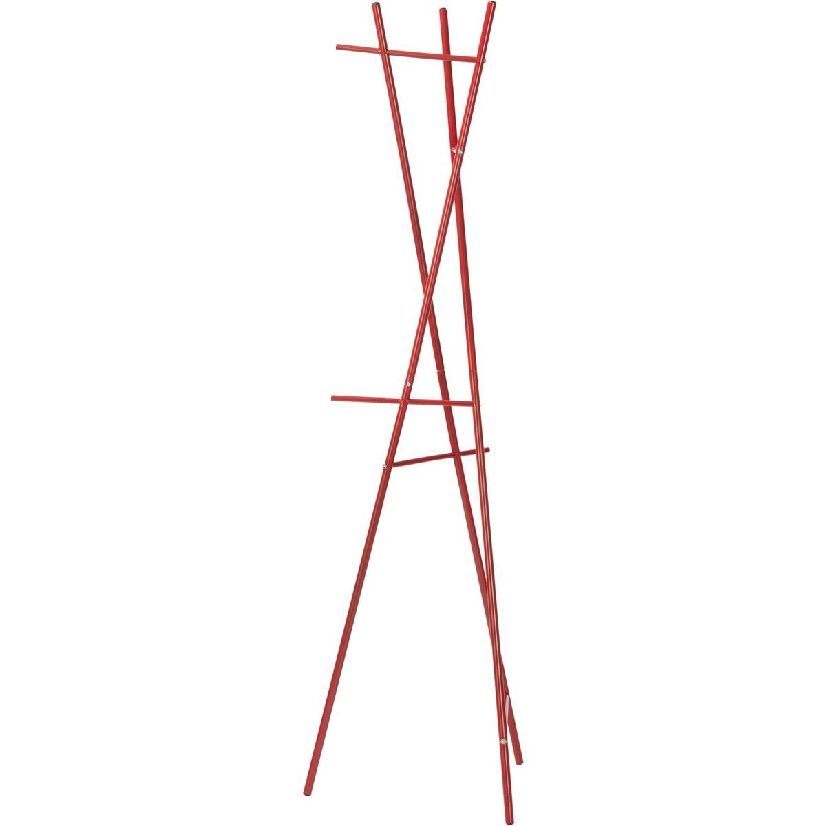 JUST HOME COLLECTION - Perchero 8 Perchas Metal Rojo