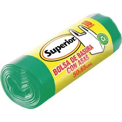 SUPERIOR - Bolsa de basura 50x65 cm 10 unidades