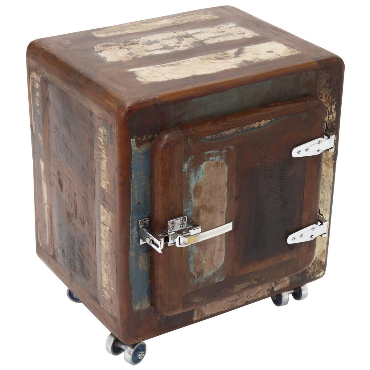 MEYA - Velador Ballia 50x56x41cm Madera reciclada