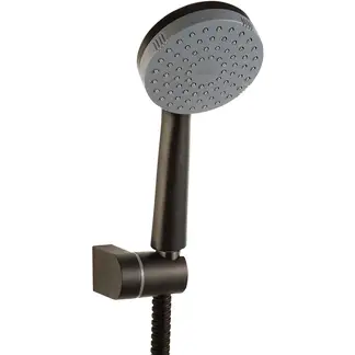 STRETTO - Juego de ducha 1 función Dessin negro mate desarmable