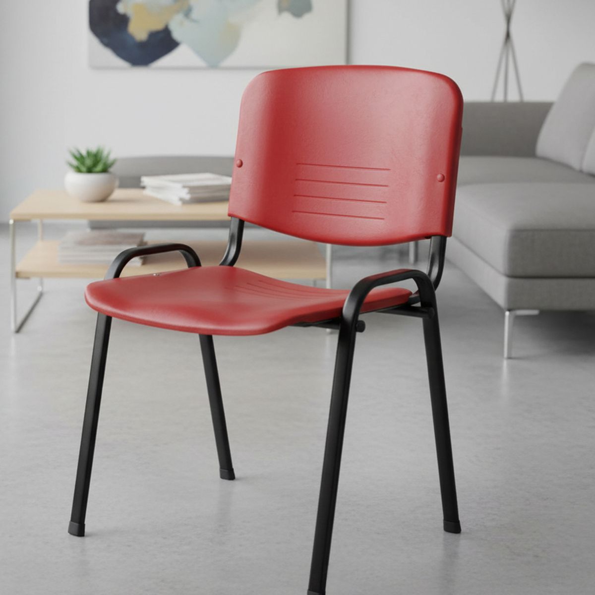 BASFLEX - Silla Visita Iso Burdeo