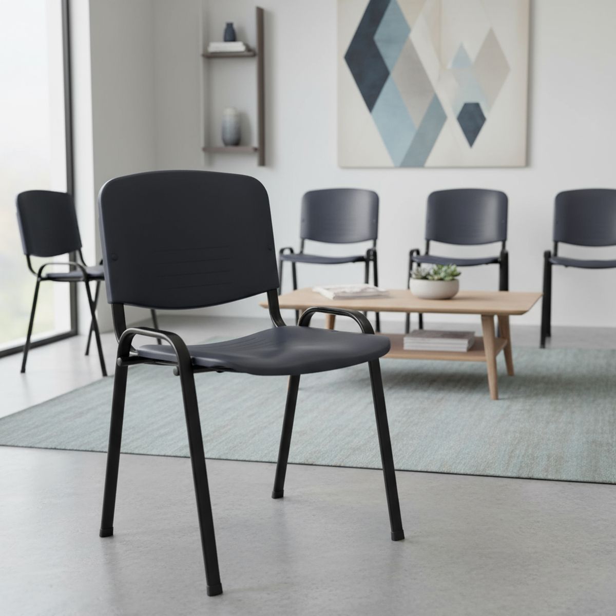 BASFLEX - Silla Visita Iso Gris