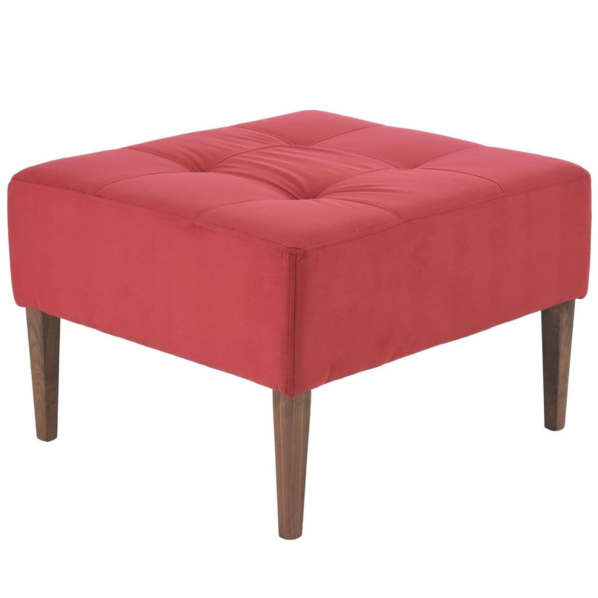 NUEVALINEA - Banqueta Sofía 78x68x50 cm burdeo