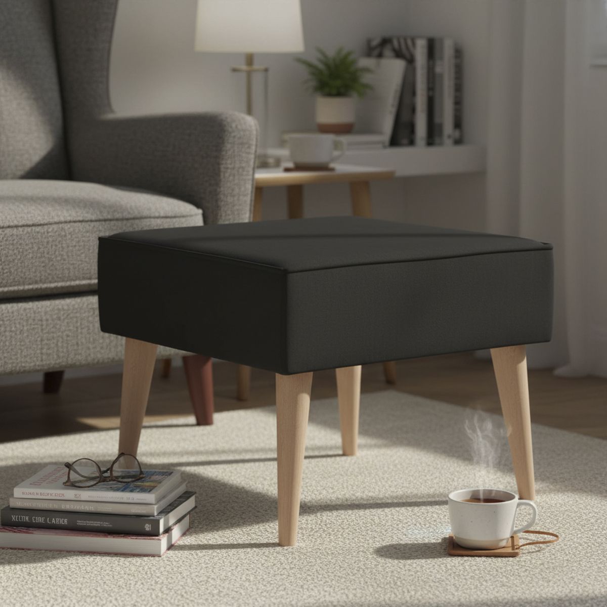 NUEVALINEA - Banqueta 63x63x48 cm