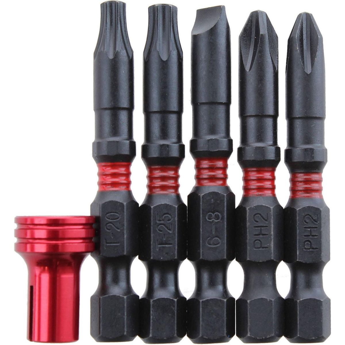 UBERMANN - Set de puntas resistente torsion 5 piezas