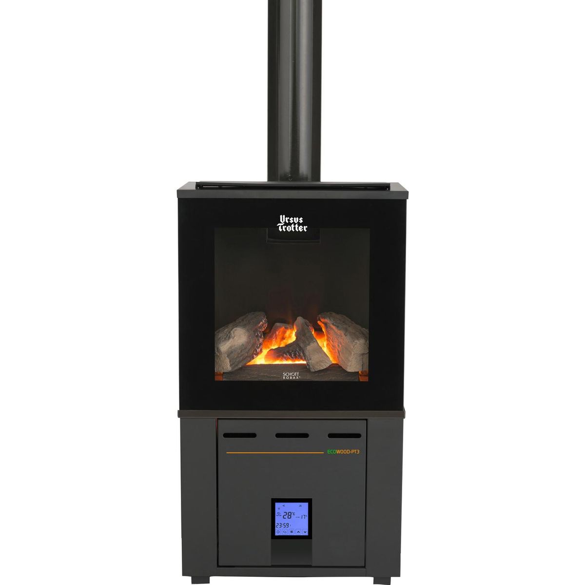 URSUS TROTTER - Calefactor Gas Ecowood PT3-8 Negro