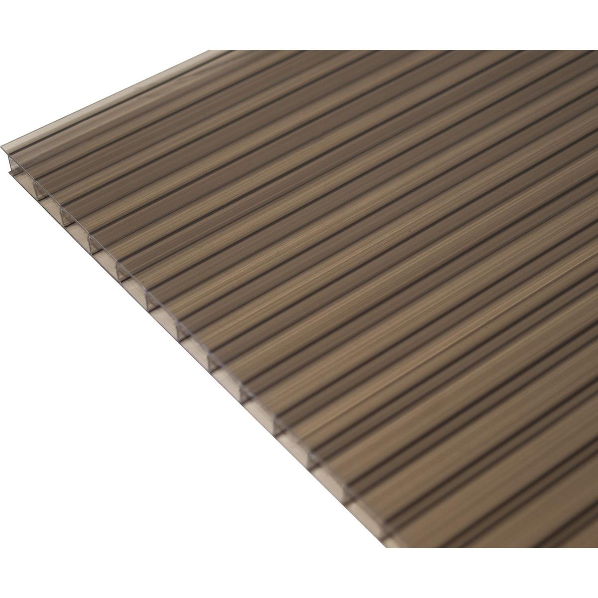 DVP - Plancha Policarbonato Alveolar 8 mm 105x290 cm Bronce