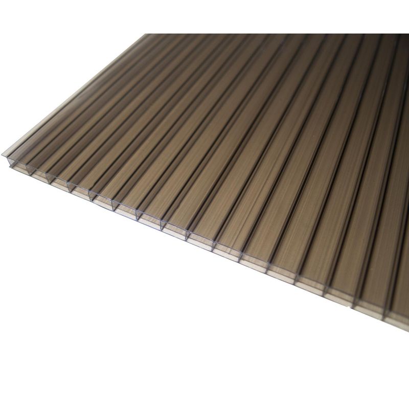 DVP - Plancha Policarbonato Alveolar 8 mm 210x290 cm Bronce
