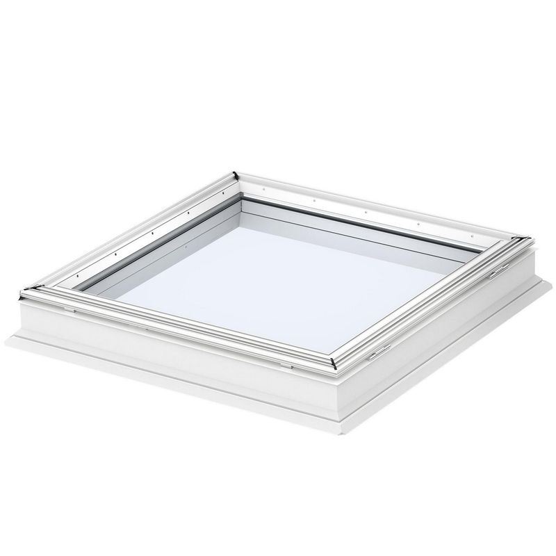 VELUX - Ventana techo plana  c/apertura - CVP 60x60cm - Madera Blanco