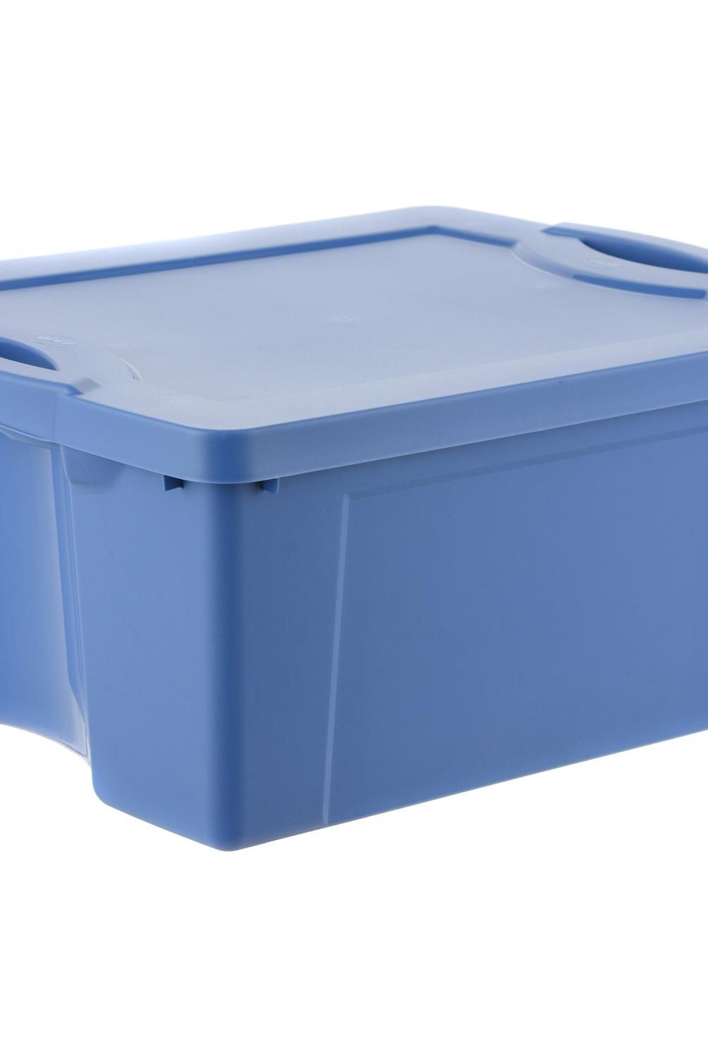 WENCO - Caja Organizadora 48.1x27.5x60.3 cm 55 l Azul
