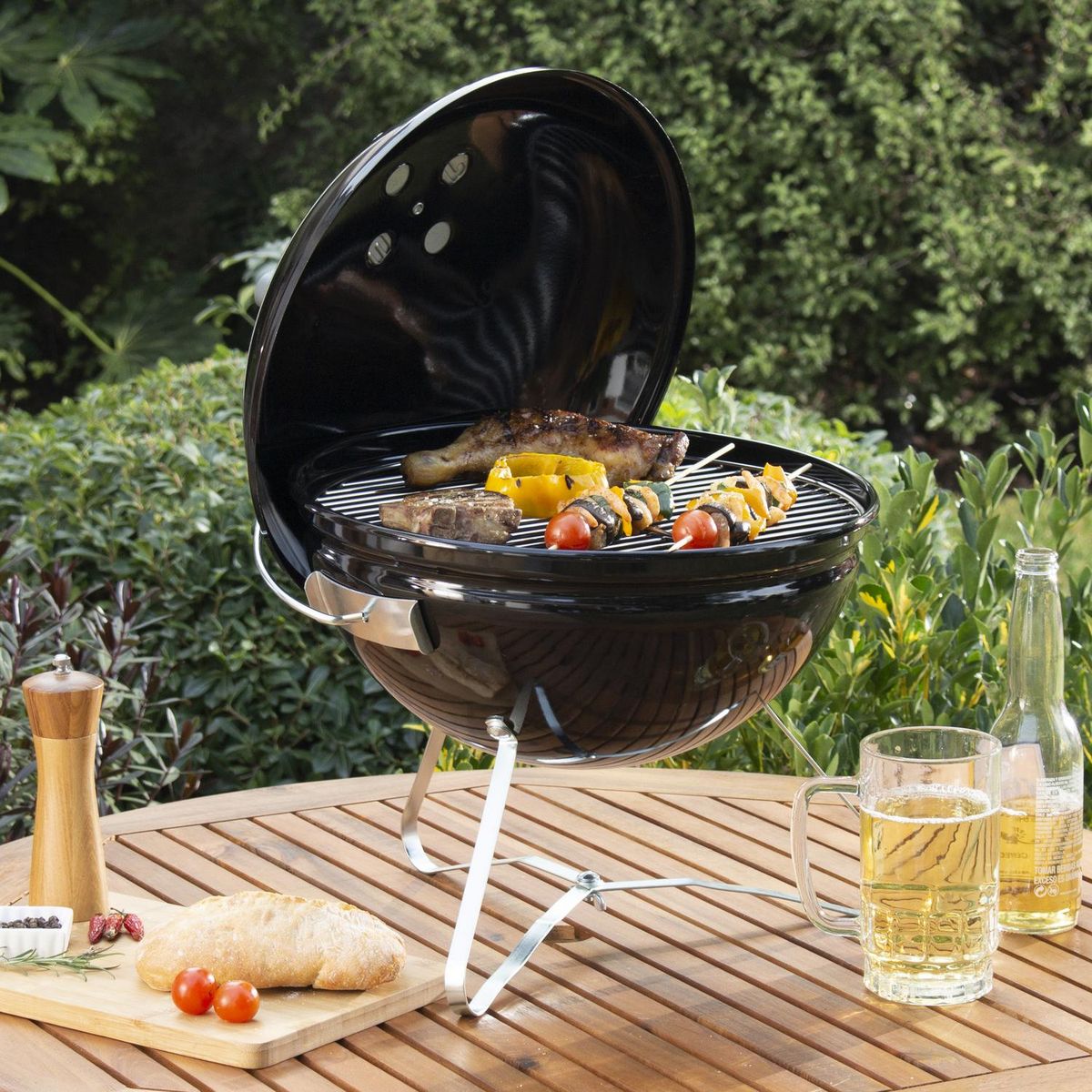 WEBER - Parrilla a Carbón Portátil Acero