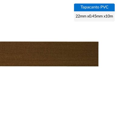 Tapacanto PVC Peral encolado 22x0,45 mm 10 m