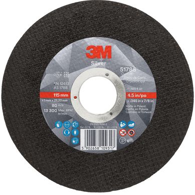 Disco de corte acero inoxidable 4,5'' x 1,0 mm