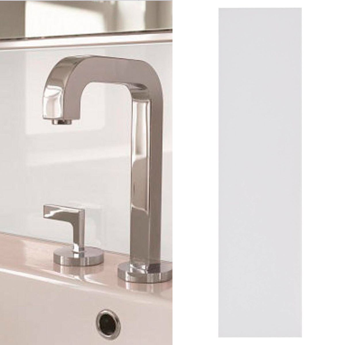 VISTELLE - Panel Baño Vistelle 30x120 cm Blanco 0.36 m2