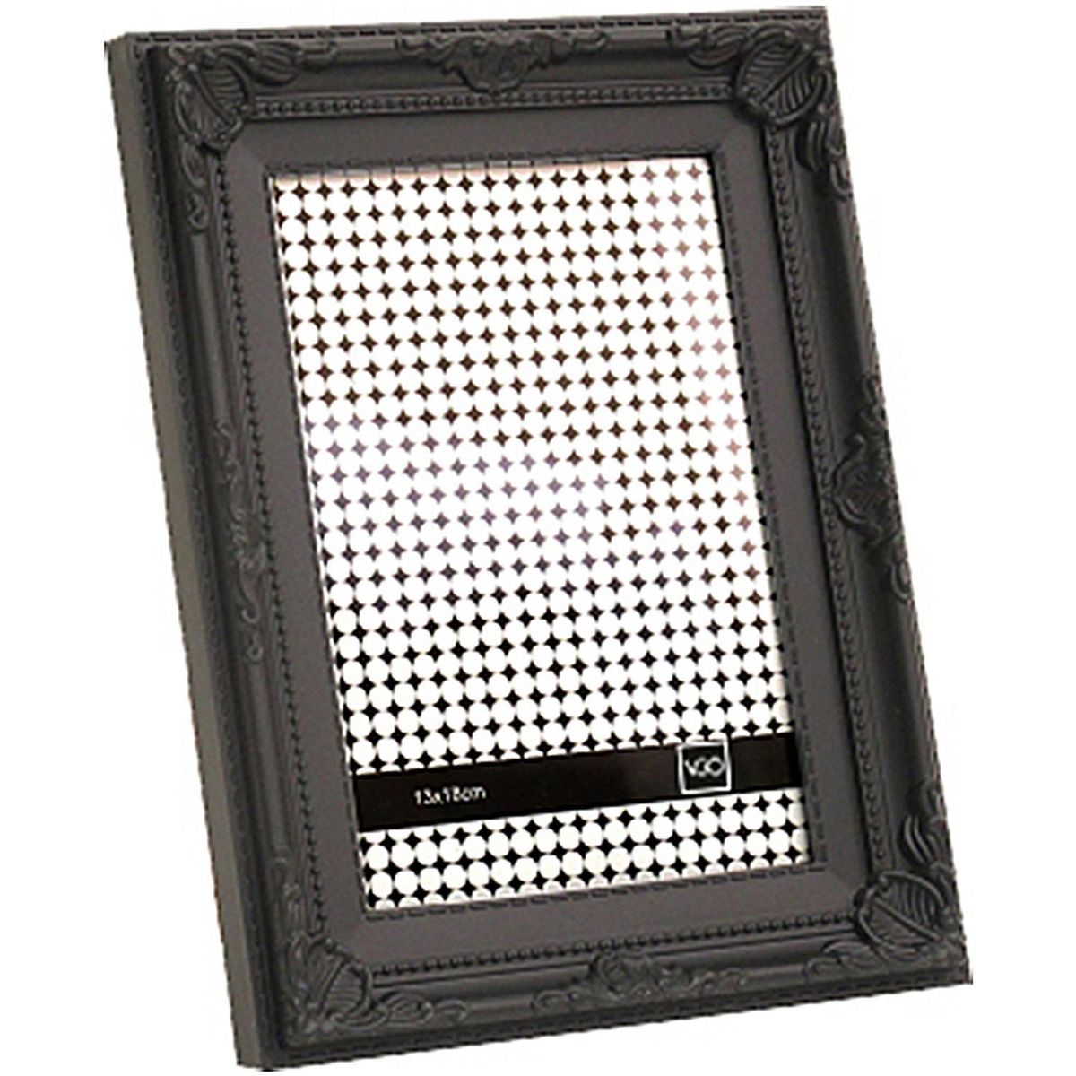 VGO - Marco de Foto Antique 20x25 cm Negro Plástico