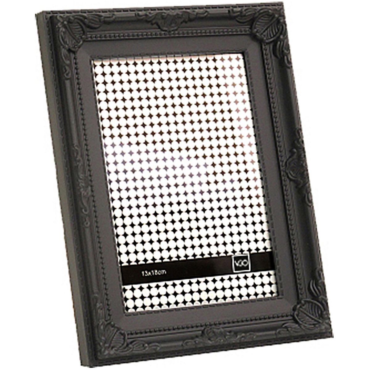 VGO - Marco de Foto Antique 15x20 cm Negro Plástico