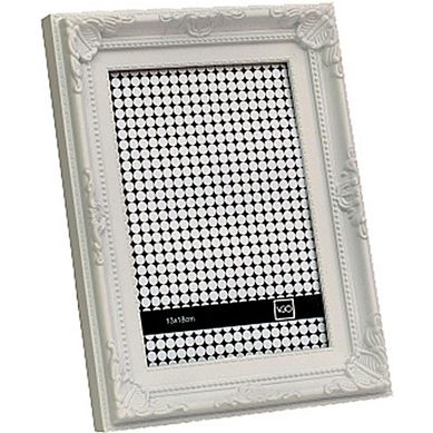 Marco 13x18 cm plstico antique blanco