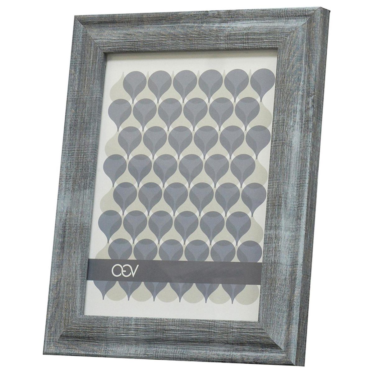 VGO - Marco de Foto Ancho 30x40 cm Café oscuro Plástico