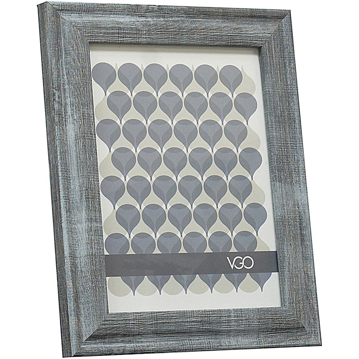 VGO - Marco de Foto Ancho 20x30 cm Café oscuro Plástico