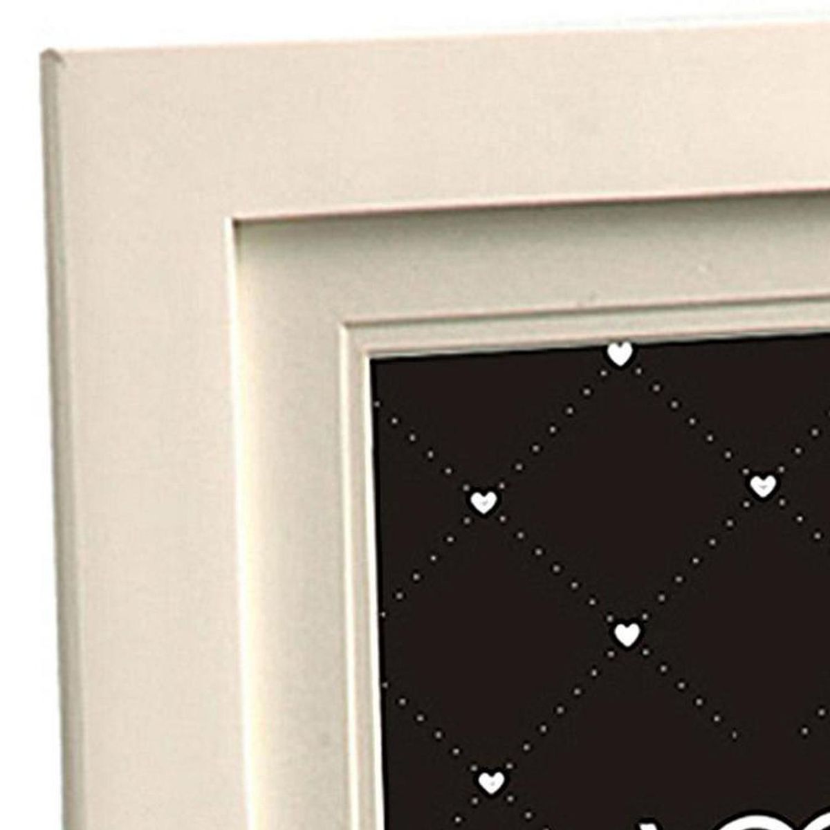 VGO - Marco de Foto con Passpartout 15x20 cm Blanco Madera