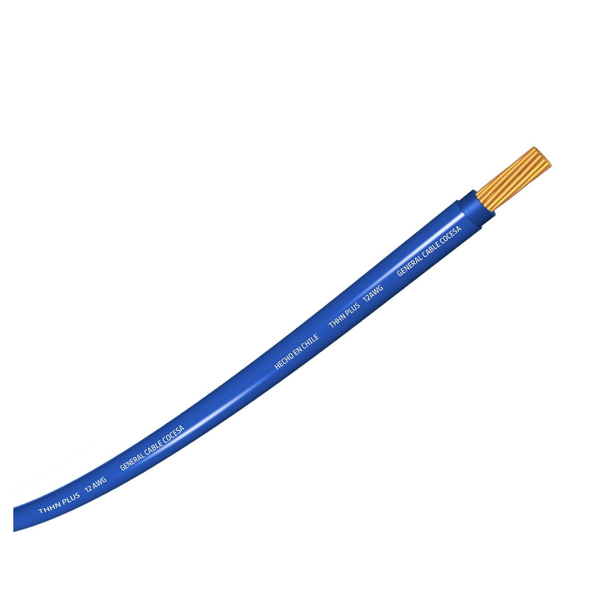 GENERAL CABLE COCESA - Cable thhn plus (Thwn-2) 12 Awg Metro lineal Azul
