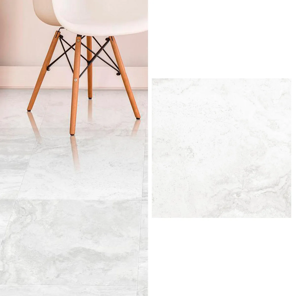 HOLZTEK - Porcelanato 60x60 cm Bari Blanco 1.44 m2