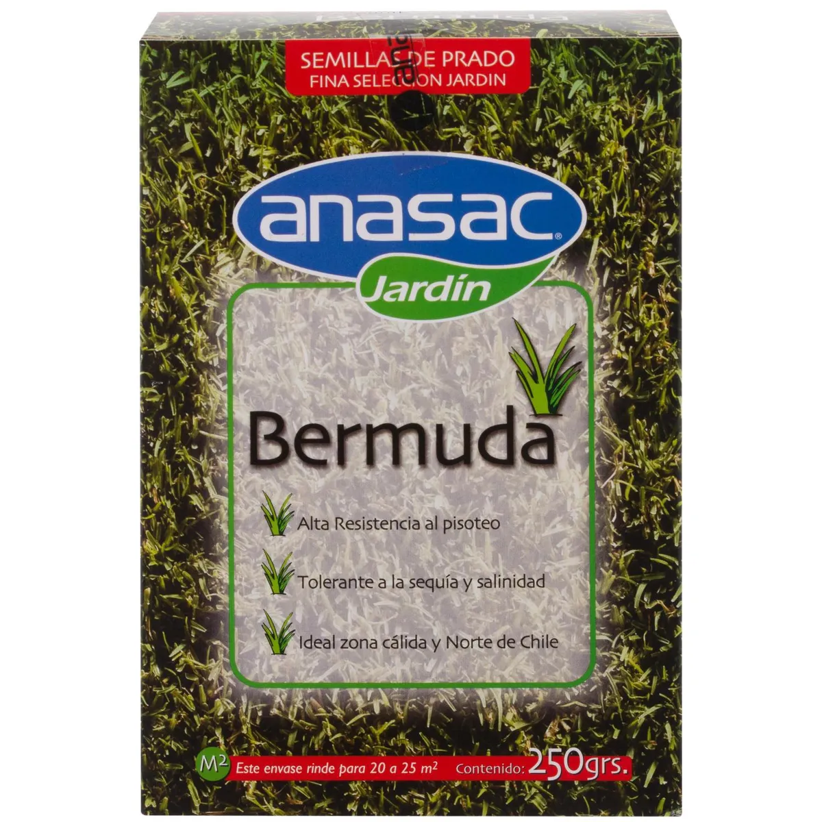 ANASAC - Semilla de Pasto Bermuda 0.25 kg Caja