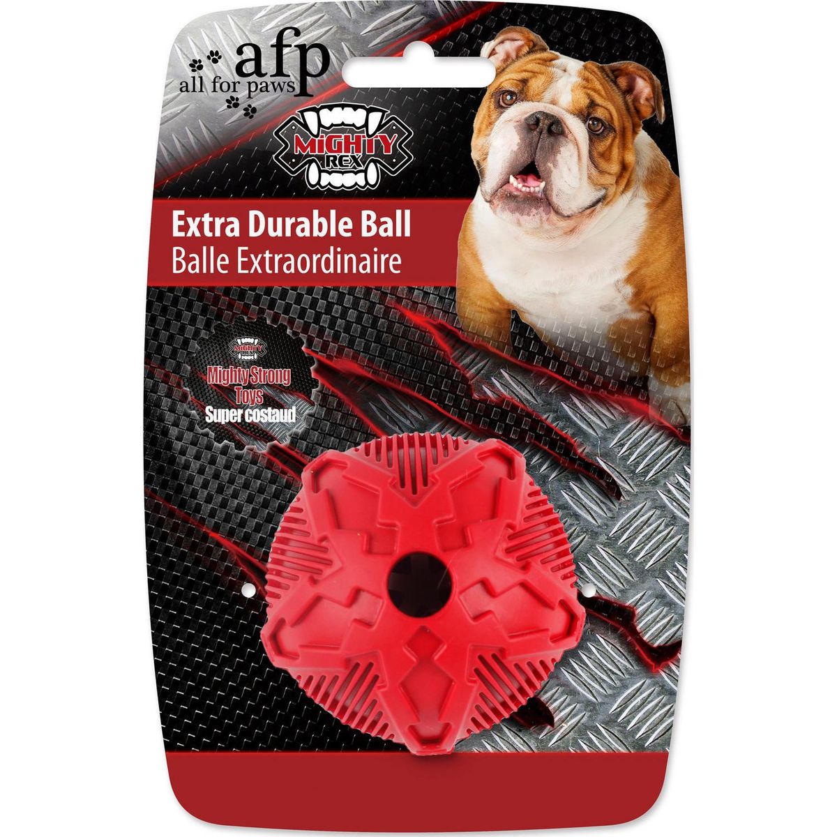 ALL FOR PAWS - Juguete para perro pelota mightyrex