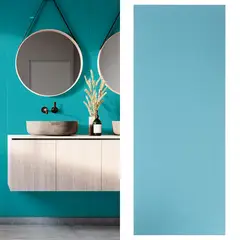 VISTELLE - Panel Baño 100x244 cm Azul 2.44 m2