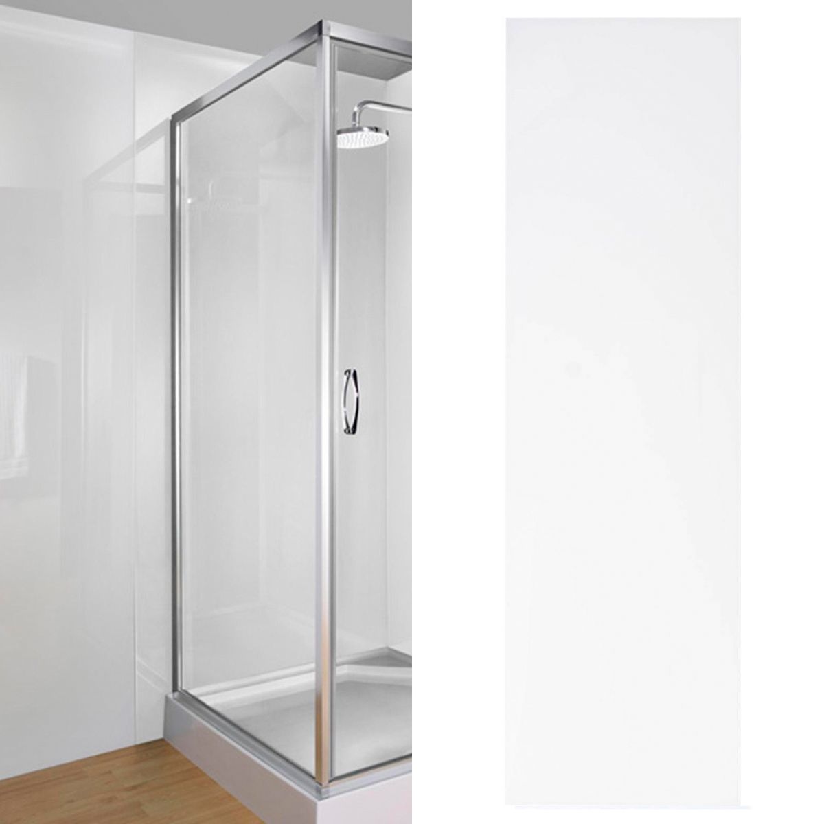 VISTELLE - Panel Baño Vistelle 100x244 cm Blanco 2.44 m2
