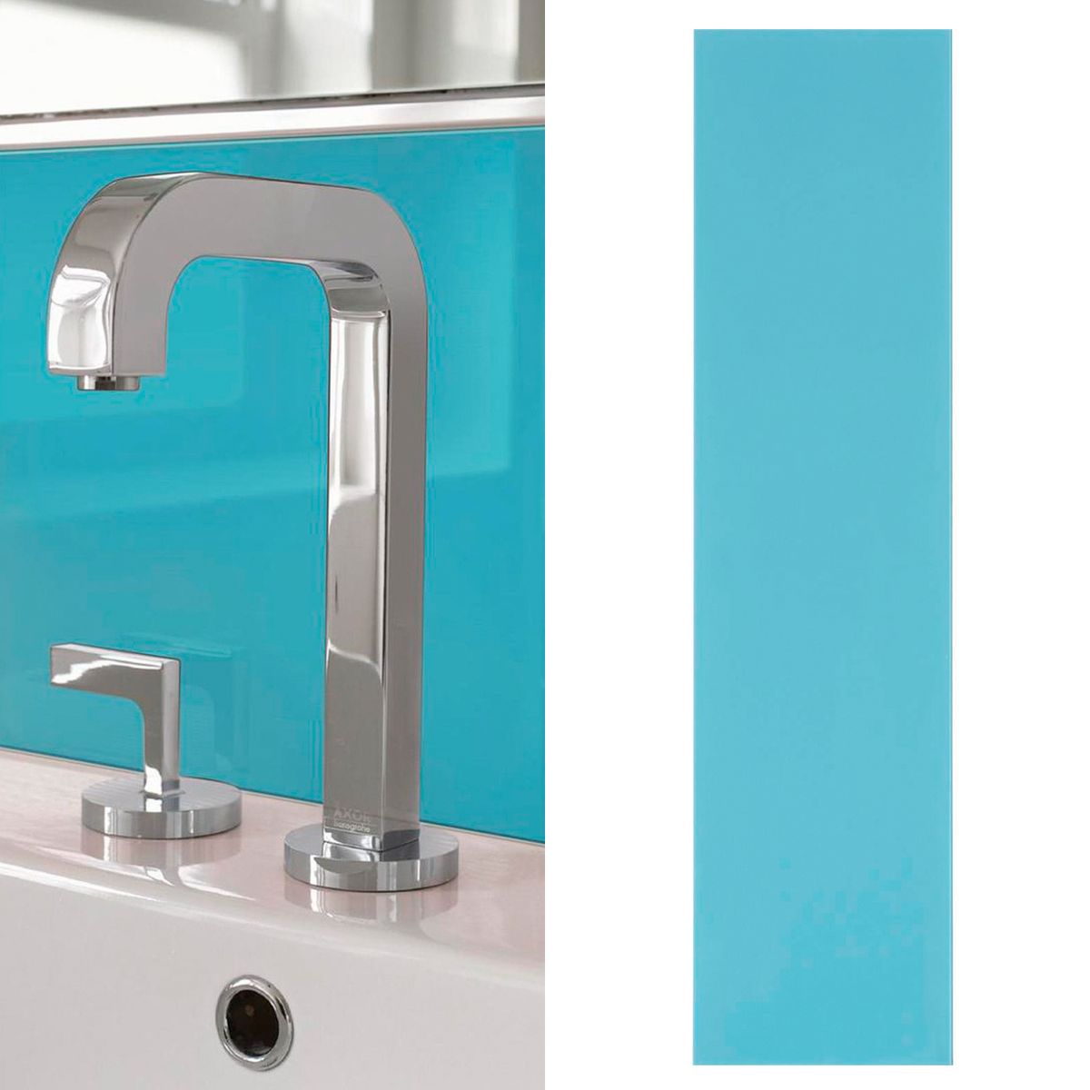 VISTELLE - Panel Baño Vistelle 30x120 cm Azul 0.36 m2