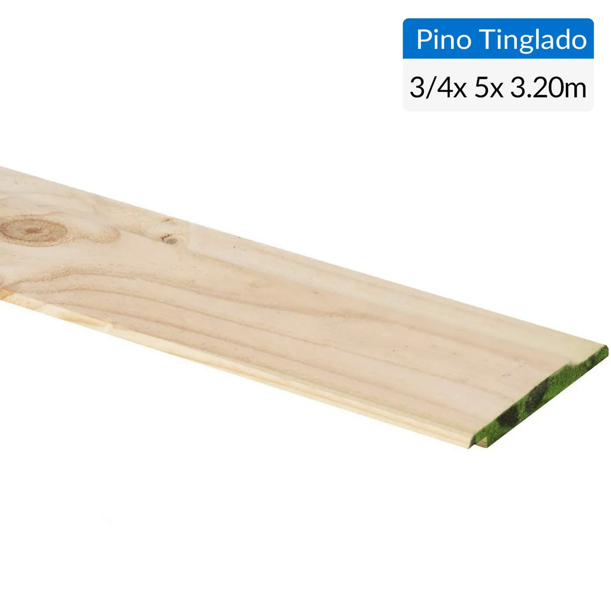 GENERICO - Pino Tinglado Seco Cepillado 3/4x5 3,2 m