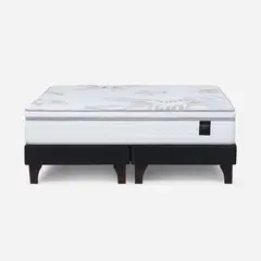 ROSEN - Cama Europea Art 4 Super king Blanco/negro