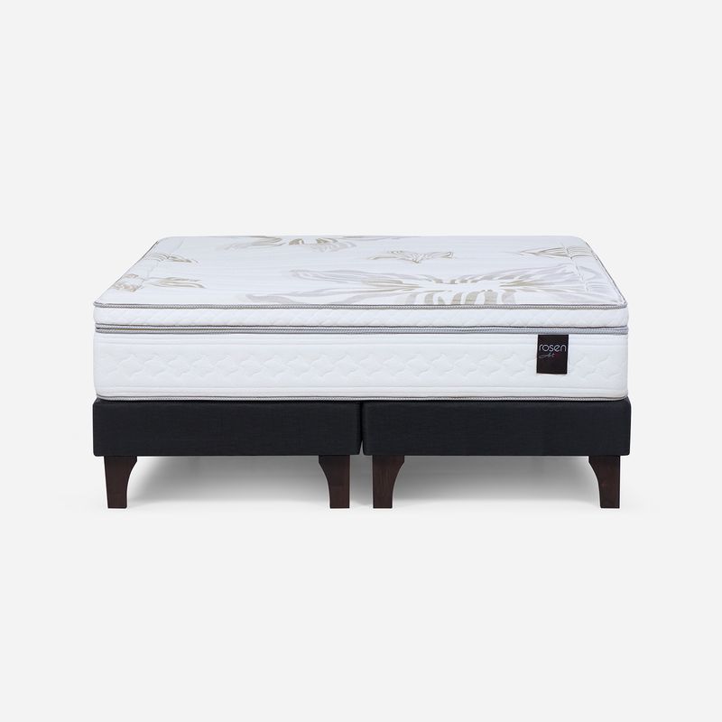 ROSEN - Cama 2 Plazas Europea Art 4 Negro