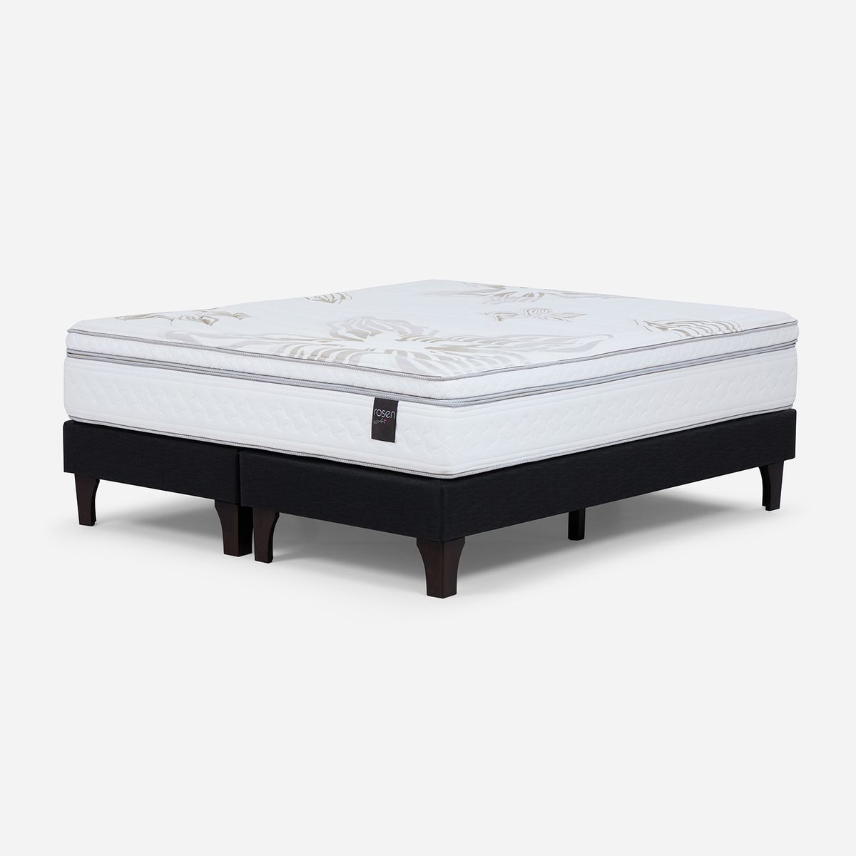 ROSEN - Cama 2 plazas Europea Art 4 negro