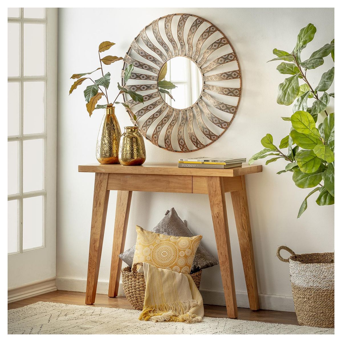 NUEVALINEA - Mesa Arrimo 100x35x80 cm