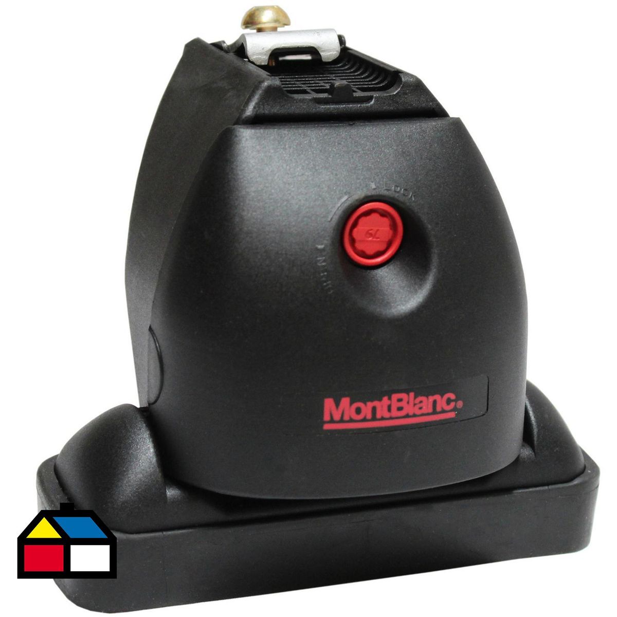 MONT BLANC - Bases para Barras de Techo Mont Blanc Bu2 Plásticas Negras 75 Kg