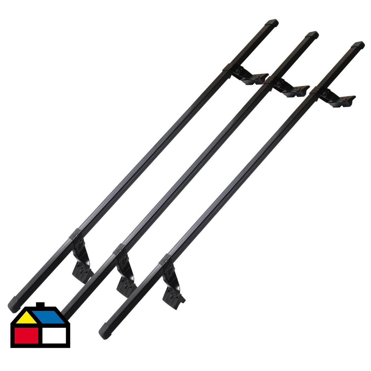 MONT BLANC - Barras Portaequipaje Mont Blanc 17x14x131 cm para Auto