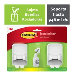 COMMAND - Colgador para Botella Rociadora blanco 2/paquete