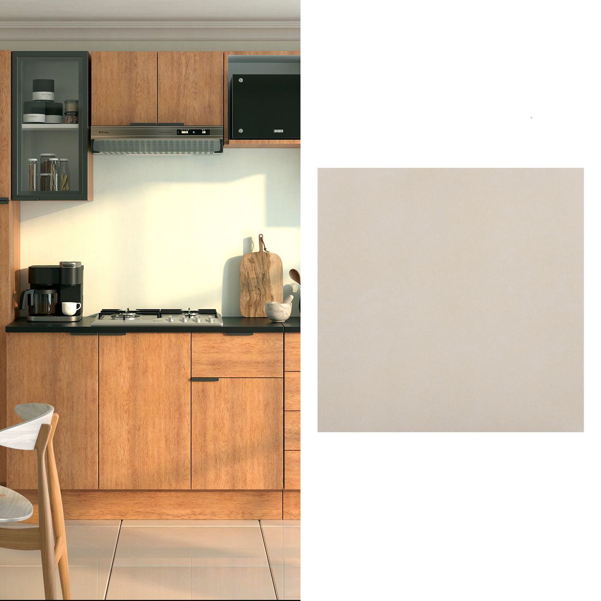 Gres Porcelánico 60x60 cm SMO Gris 1.44 m2, marca HOLZTEK - Foto Principal