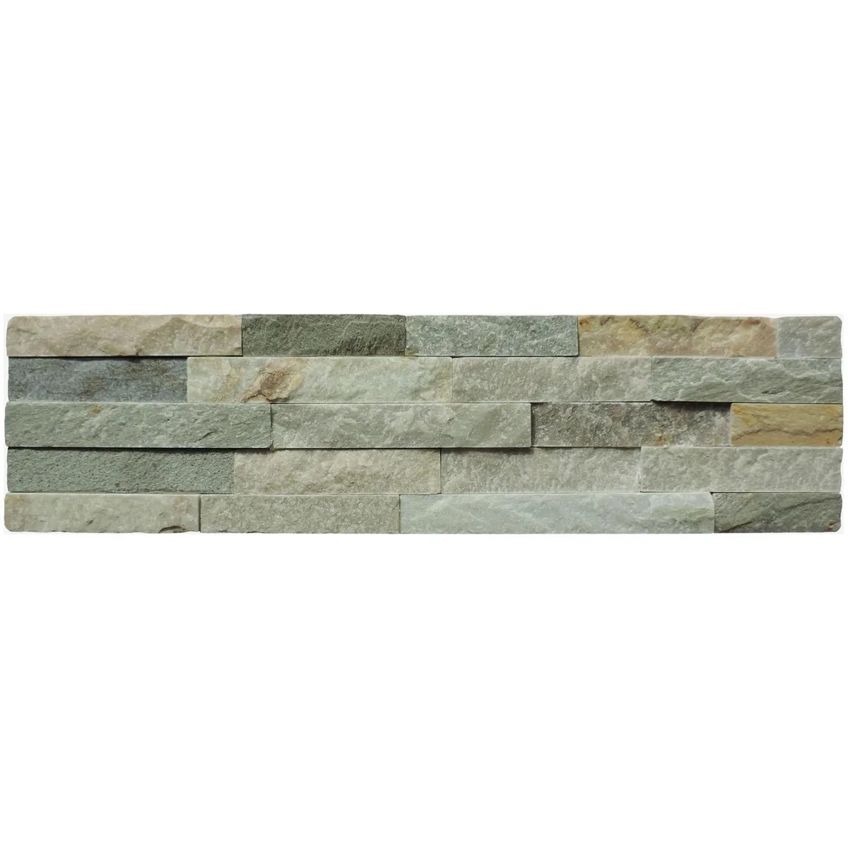 HOLZTEK - Piedra Natural Mosaico 60x15 cm Variados 0.63 m2