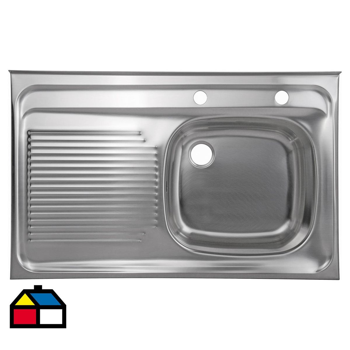 TEKA - Lavaplatos Sobreponer 1 Cubeta(s) 80x15x50 cm Acero inoxidable