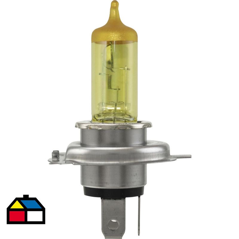 HELLA - Ampolleta H4 Hella 12v 60/55w Luz Amarilla para Automóvil