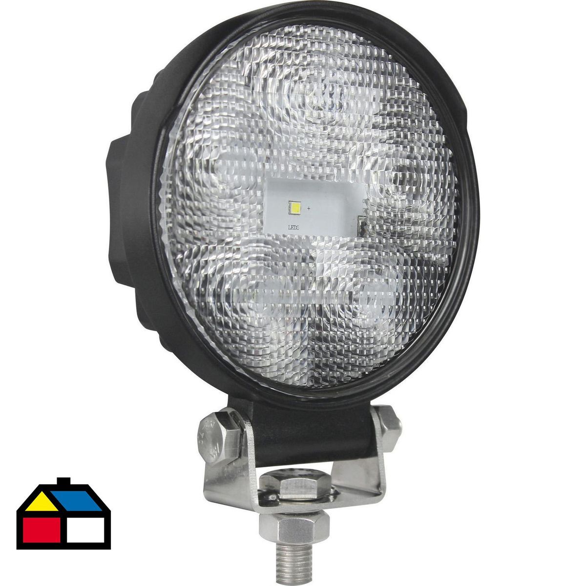 HELLA - Farol Redondo Hella 6 Led 9w 9-33v Luz Potente para Automóvil