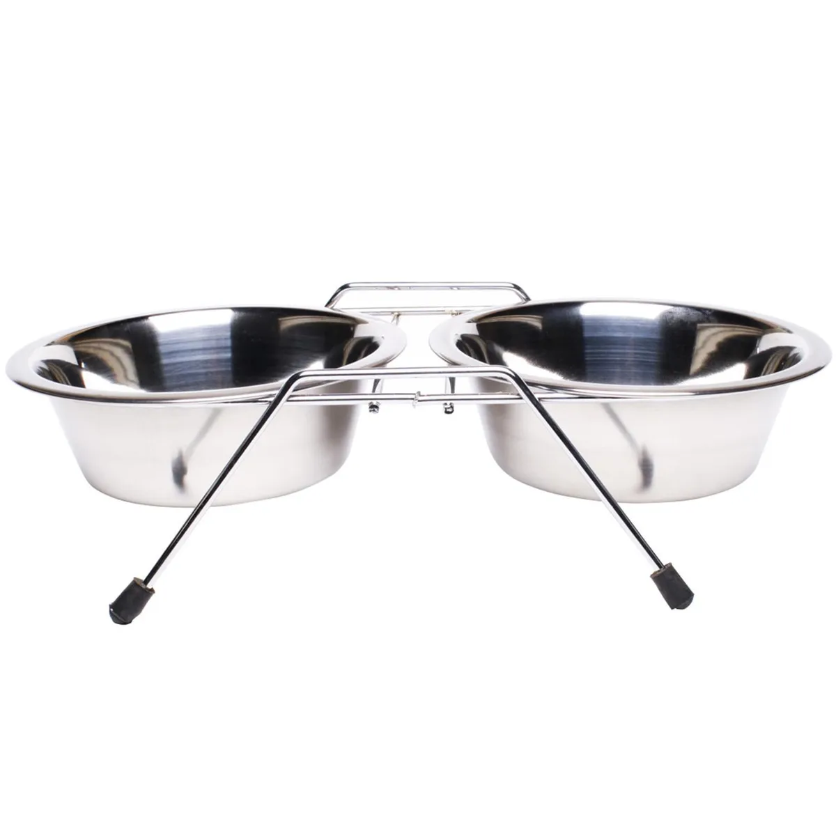 PETS AND FRIENDS - Plato inoxidable Plateado