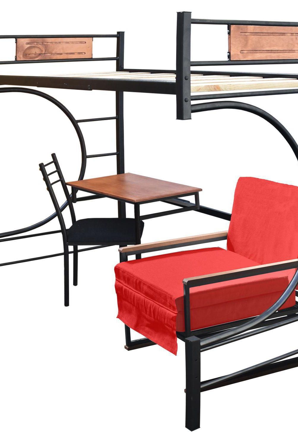 RECUTEX - Camarote Studio Luna 1.5 plazas  + Muebles