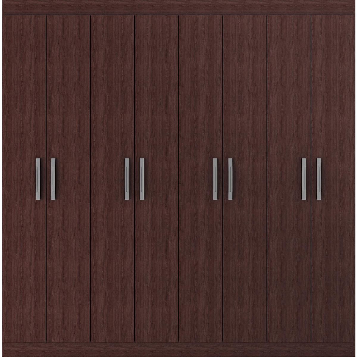 EXIT - Clóset 8 Puerta(s) 5 Repisa(s) 198xx40 cm Caoba