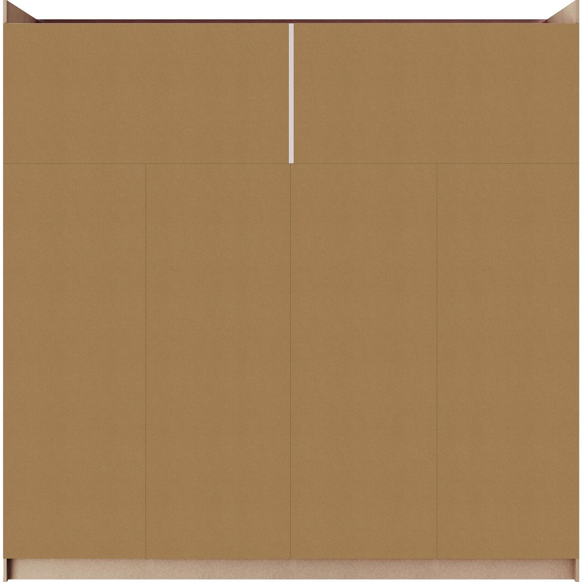 EXIT - Clóset 8 Puerta(s) 5 Repisa(s) 198xx40 cm Caoba